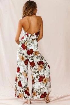 Yuzu Wide Leg Bandeau Jumpsuit White 8 Yuzu Wide Leg Bandeau Jumpsuit White -Fashion women's clothing 190123 sl15124 25879b03 white