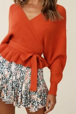 Amara Long Sleeve Knit Top Camel 13 Amara Long Sleeve Knit Top Camel -Fashion women's clothing 27129b camel 14254b21 s pink leopard190903sl0360