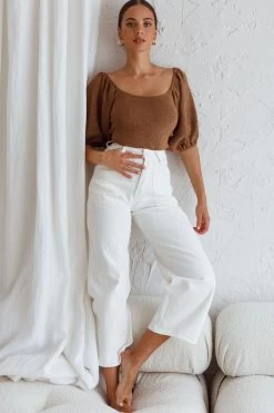 Maddi Tied Back Bodysuit Mocha 11 Maddi Tied Back Bodysuit Mocha -Fashion women's clothing 27575BMOCHA 5