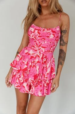 Well Versed Cowl Neckline Flounce Romper Lily Pink 12 Well Versed Cowl Neckline Flounce Romper Lily Pink -Fashion women's clothing 27595DC54 20PINK 4