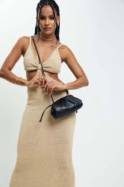 Peta And Jain Byron Gathered Handbag Black 7 Peta And Jain Byron Gathered Handbag Black -Fashion women's clothing BG00018 20BLACK 4