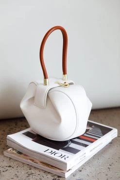 Billie Dumpling Hobo Bag White