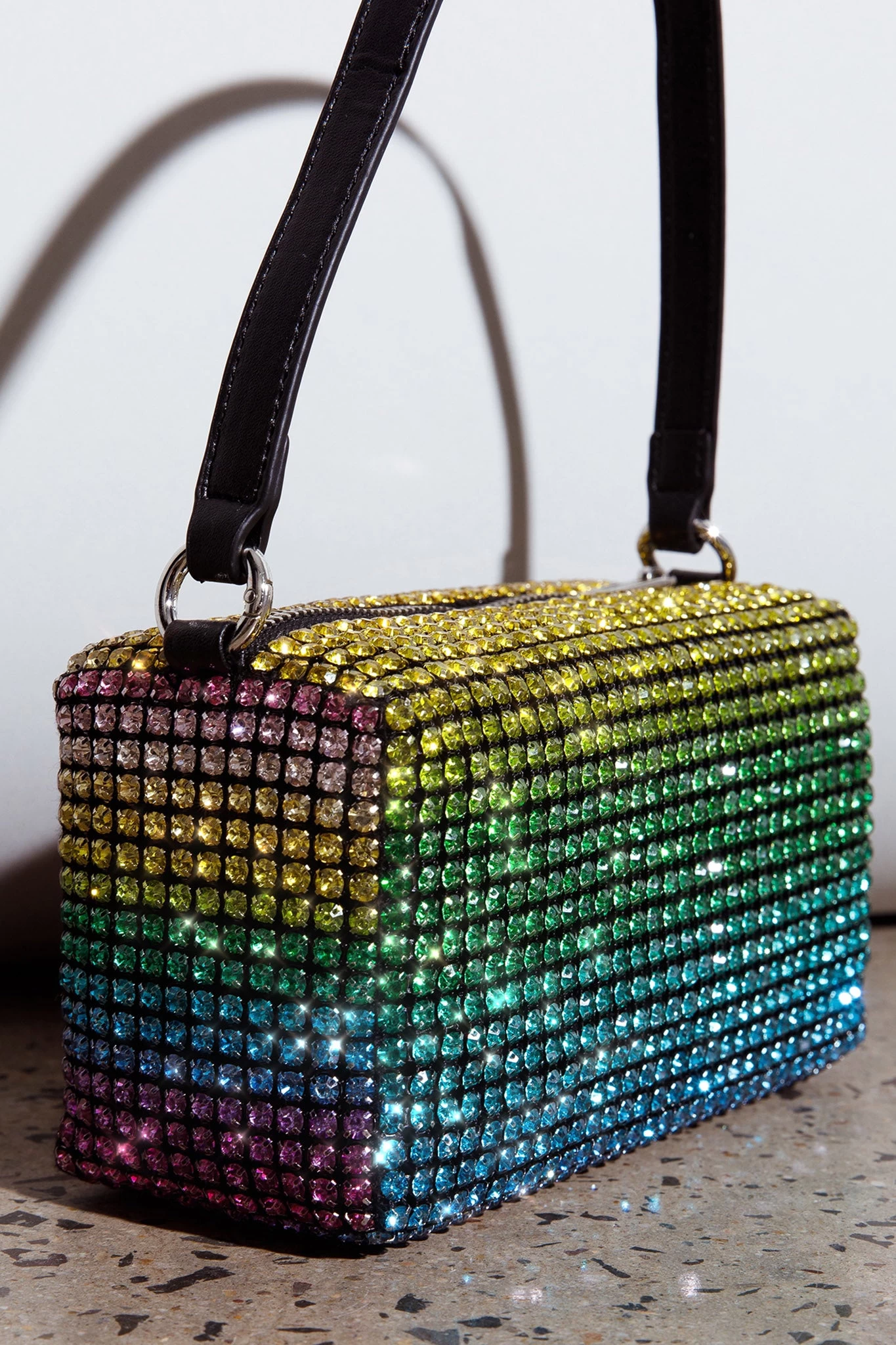 Mara Crystal Rectangular Bag Green Multi 5 Mara Crystal Rectangular Bag Green Multi - Image 5