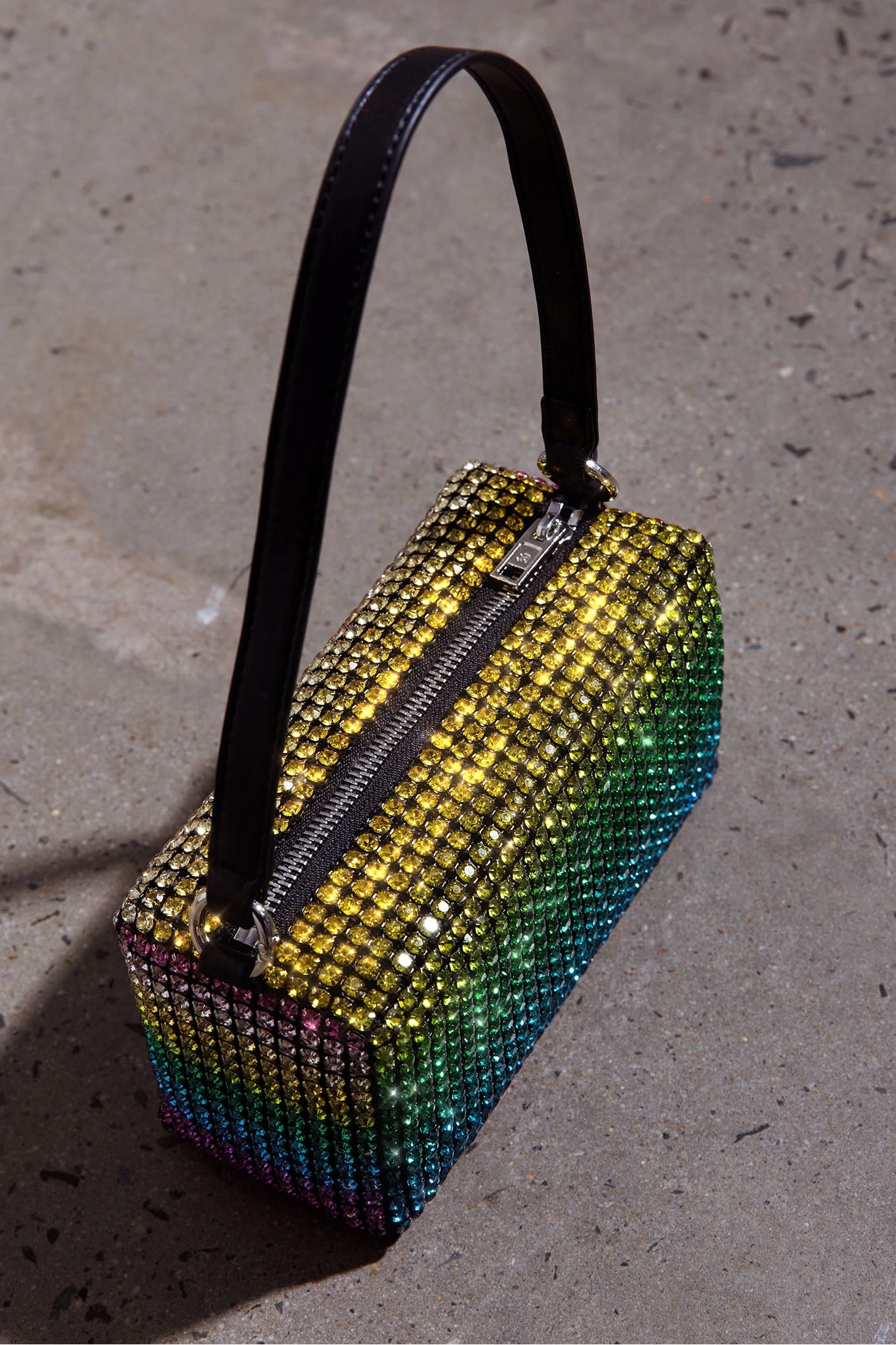 Mara Crystal Rectangular Bag Green Multi 7 Mara Crystal Rectangular Bag Green Multi - Image 7