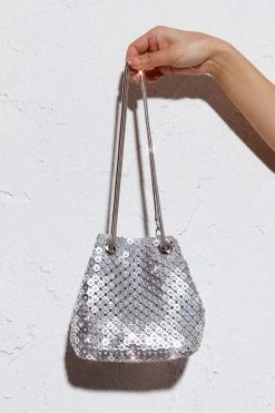 Trixie Chainmail Bag Silver -Fashion women's clothing BG00037 20SILVER 2