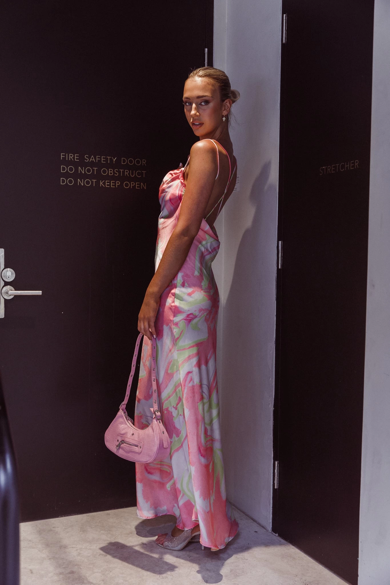 Peta And Jain Moto Shoulder Bag Pink 5 Peta And Jain Moto Shoulder Bag Pink - Image 5