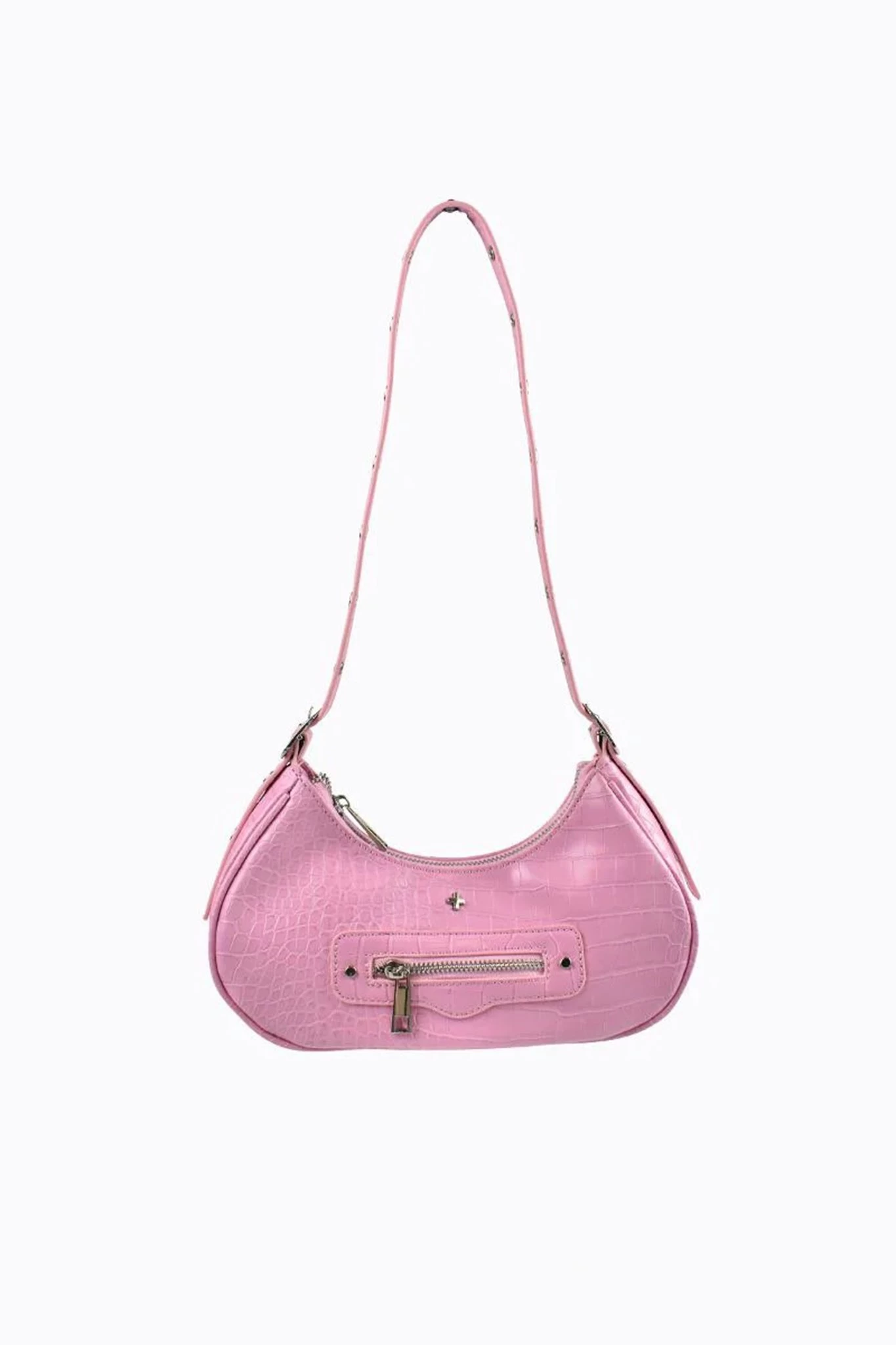 Peta And Jain Moto Shoulder Bag Pink 3 Peta And Jain Moto Shoulder Bag Pink - Image 3