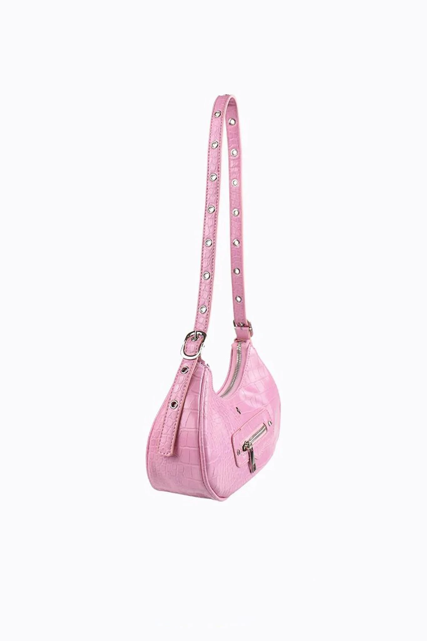 Peta And Jain Moto Shoulder Bag Pink 4 Peta And Jain Moto Shoulder Bag Pink - Image 4