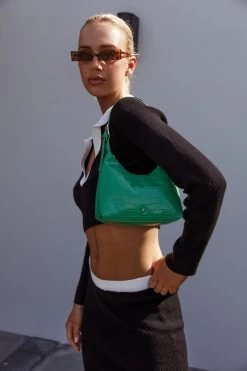 Peta And Jain Cambridge Handbag Green -Fashion women's clothing BG00044GREEN 9