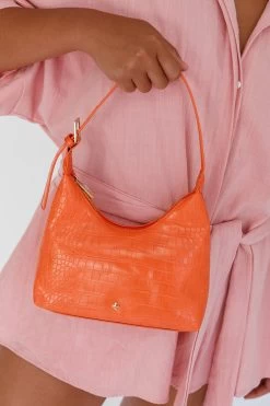 Peta And Jain Cambridge Handbag Orange -Fashion women's clothing BG00044ORANGE 6