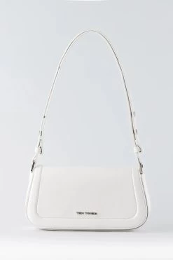 TEN TONES Bruno Baguette Bag White