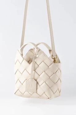 TEN TONES Clementine Woven Mini Tote Cream -Fashion women's clothing BGTT07 20CREAM 4