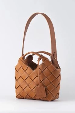 TEN TONES Clementine Woven Mini Tote Orange 8 TEN TONES Clementine Woven Mini Tote Orange -Fashion women's clothing BGTT07 20ORANGE 2