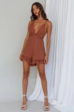 Providence Strappy Back Romper Rose -Fashion women's clothing CM1443J01 20ROSE 2