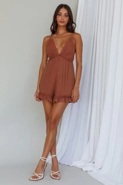 Providence Strappy Back Romper Rose -Fashion women's clothing CM1443J01 20ROSE 5