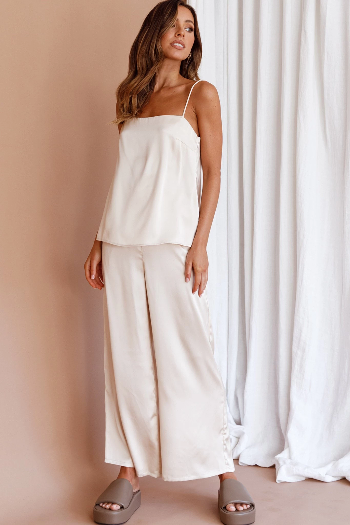 Hotel California Straight Leg Pants Stone 7 Hotel California Straight Leg Pants Stone - Image 7