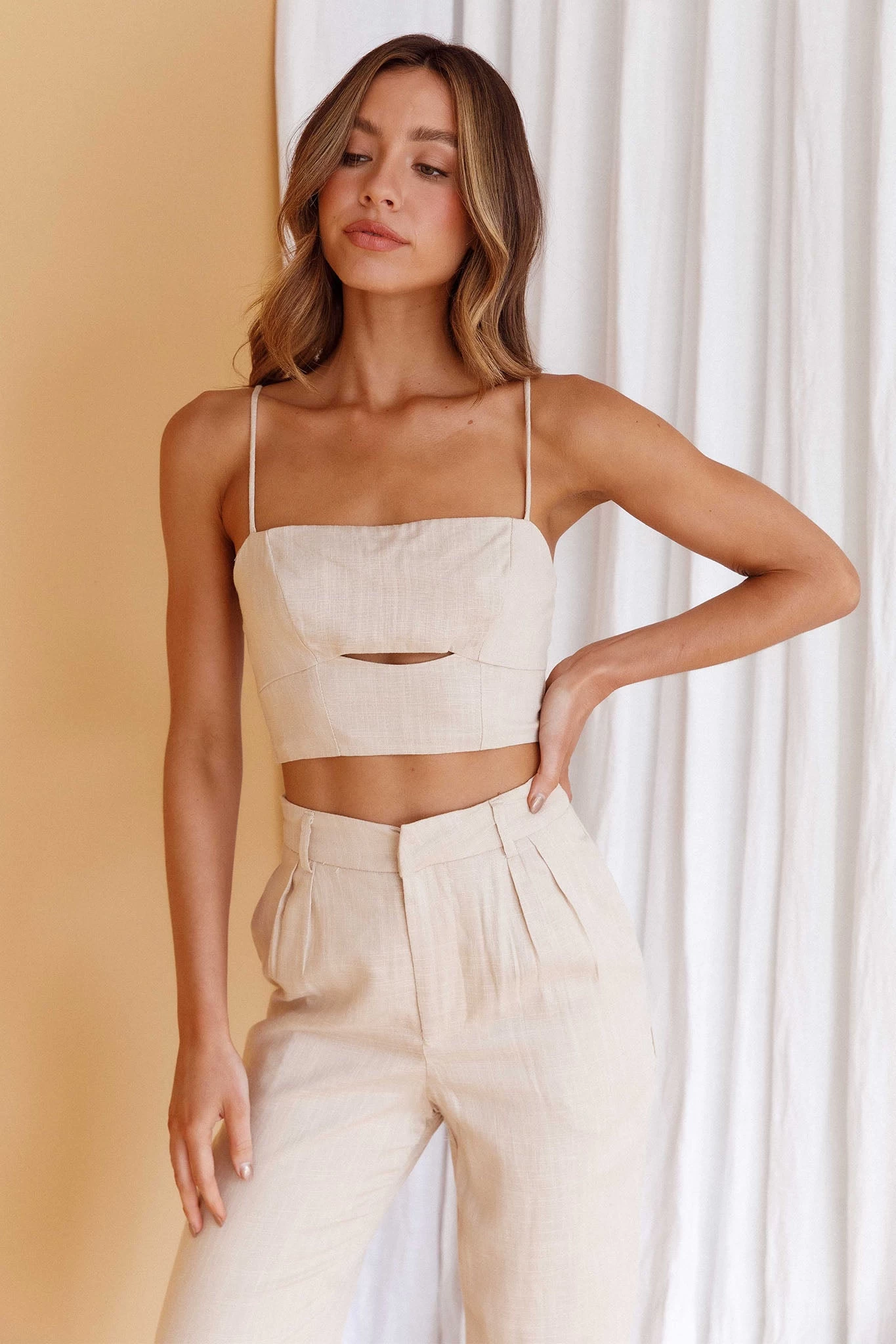 Lyrics Straight Leg Pants Oat 8 Lyrics Straight Leg Pants Oat - Image 8