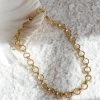 Tova Circle Link Necklace Gold