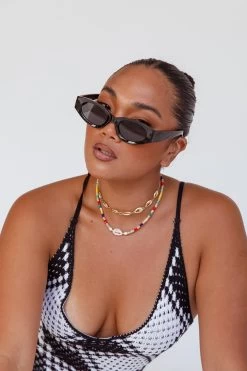 Janis Cat-eye Acetate Sunglasses Black 12 Janis Cat-eye Acetate Sunglasses Black -Fashion women's clothing SG002BLACK 5