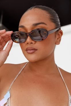 Riptide Oval Sunglasses Tort 12 Riptide Oval Sunglasses Tort -Fashion women's clothing SG008TORT 6