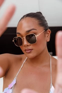 Sahara Aviator Sunglasses Black 15 Sahara Aviator Sunglasses Black -Fashion women's clothing SG010 20BLACK 7