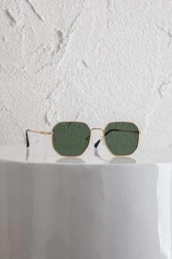 Sahara Aviator Sunglasses Dark Green 7 Sahara Aviator Sunglasses Dark Green -Fashion women's clothing SG010 20DARK 20GREEN 2