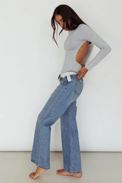 Remy Open Back Bodysuit Silver -Fashion women's clothing SL5665B 20SILVER 6