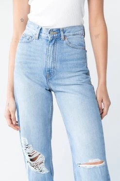 Dr. Denim Dr Denim Echo Jeans Empress Sky Blue Rip 9 Dr. Denim Dr Denim Echo Jeans Empress Sky Blue Rip -Fashion women's clothing SLDD001SKYBLUE 4