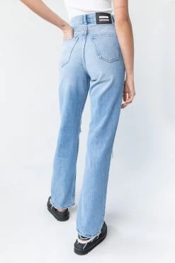 Dr. Denim Dr Denim Echo Jeans Empress Sky Blue Rip 11 Dr. Denim Dr Denim Echo Jeans Empress Sky Blue Rip -Fashion women's clothing SLDD001SKYBLUE 6