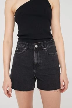 Dr. Denim Dr Denim Nora Shorts Black Retro -Fashion women's clothing SLDD005BLACKRETRO 4