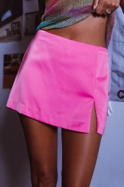 Jazmyn Satin Blazer Pink -Fashion women's clothing SLGJ3767 20PINK 1