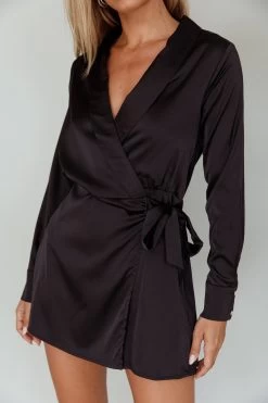 Turning Heads Side Tie Romper Black 11 Turning Heads Side Tie Romper Black -Fashion women's clothing SLHF22G028 20BLACK 4