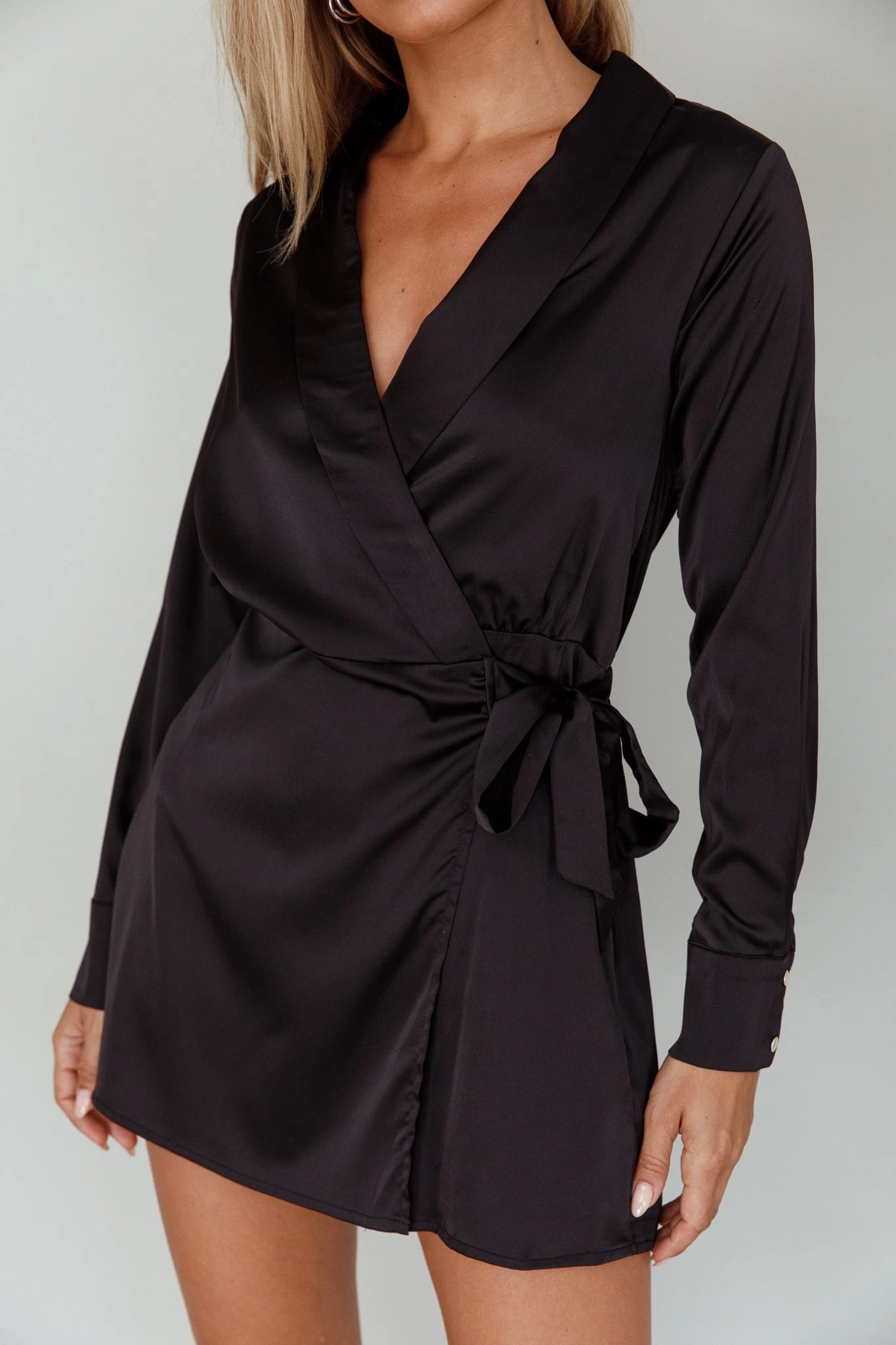 Turning Heads Side Tie Romper Black 4 Turning Heads Side Tie Romper Black - Image 4