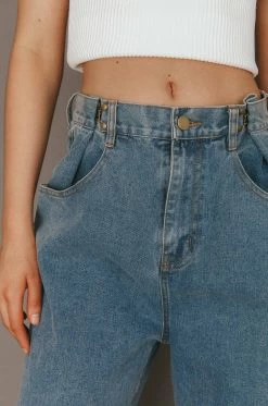 No Coincidence Wide Leg Jeans Denim Blue 9 No Coincidence Wide Leg Jeans Denim Blue -Fashion women's clothing SLIMA7916P 20DENIM 20BLUE 4