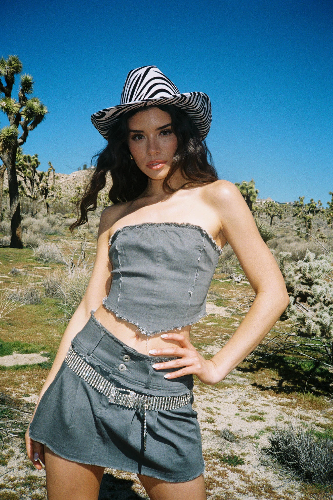 Hot Girl Summer Laced Back Crop Top Dark Grey 10 Hot Girl Summer Laced Back Crop Top Dark Grey - Image 10