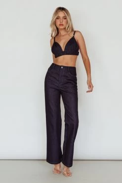 Isalei Straight Leg Pants Denim 13 Isalei Straight Leg Pants Denim -Fashion women's clothing SLIMJ8351P 20DENIM 5