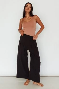 Bare Double Strap Bodysuit Mocha Mousse -Fashion women's clothing SLKT11801 20MOCHA 20MOUSSE 5