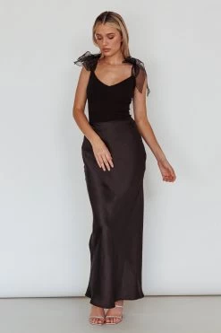 Midsomer Tied Shoulder Bodysuit Black 10 Midsomer Tied Shoulder Bodysuit Black -Fashion women's clothing SLKT6776 20BLACK 2