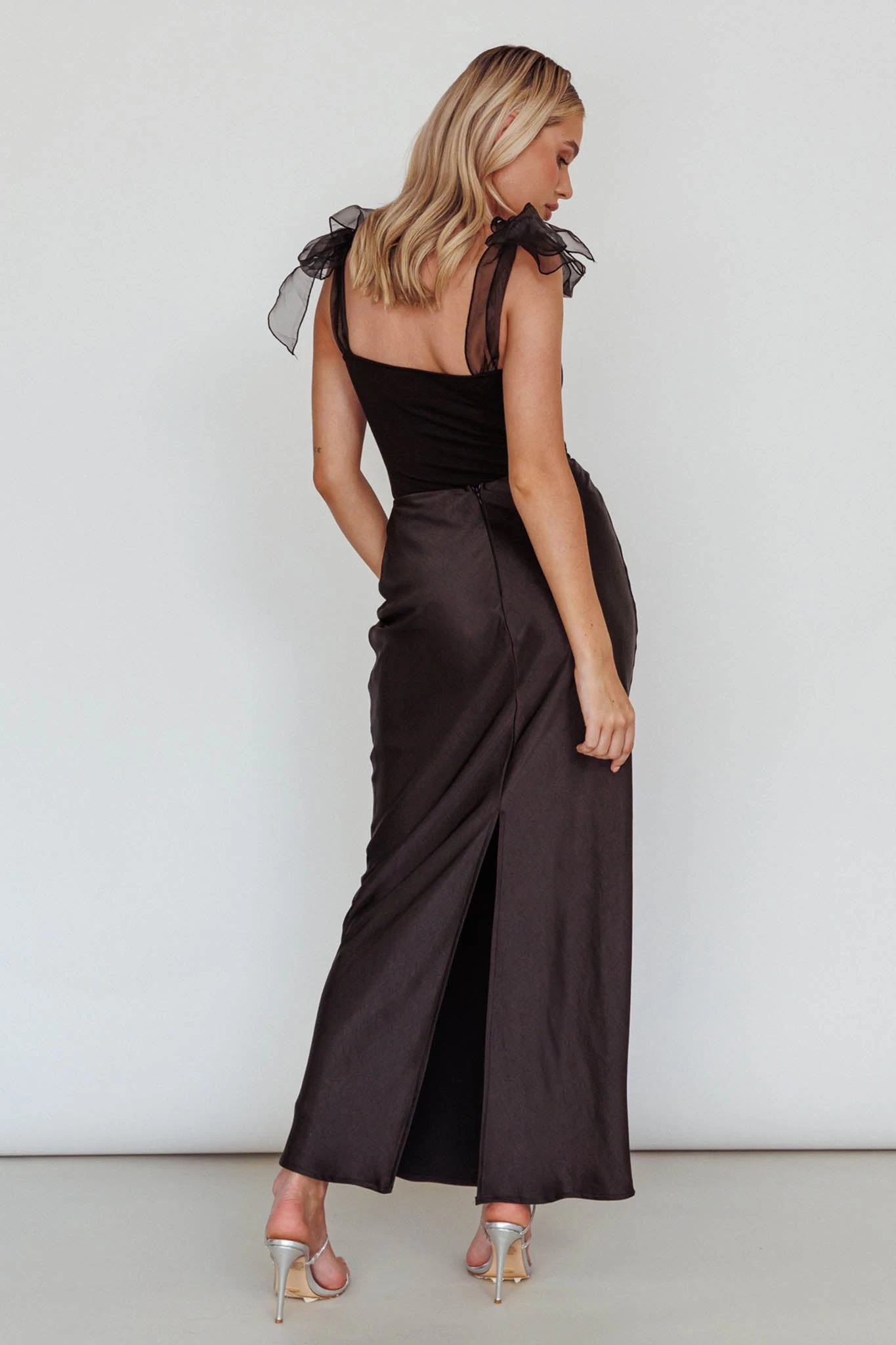 Midsomer Tied Shoulder Bodysuit Black 2 Midsomer Tied Shoulder Bodysuit Black - Image 2