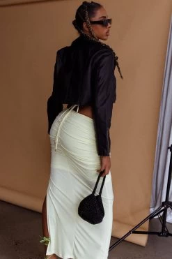 Toulouse Faux Leather Jacket Black -Fashion women's clothing SLMJ5130 20BLACK 3