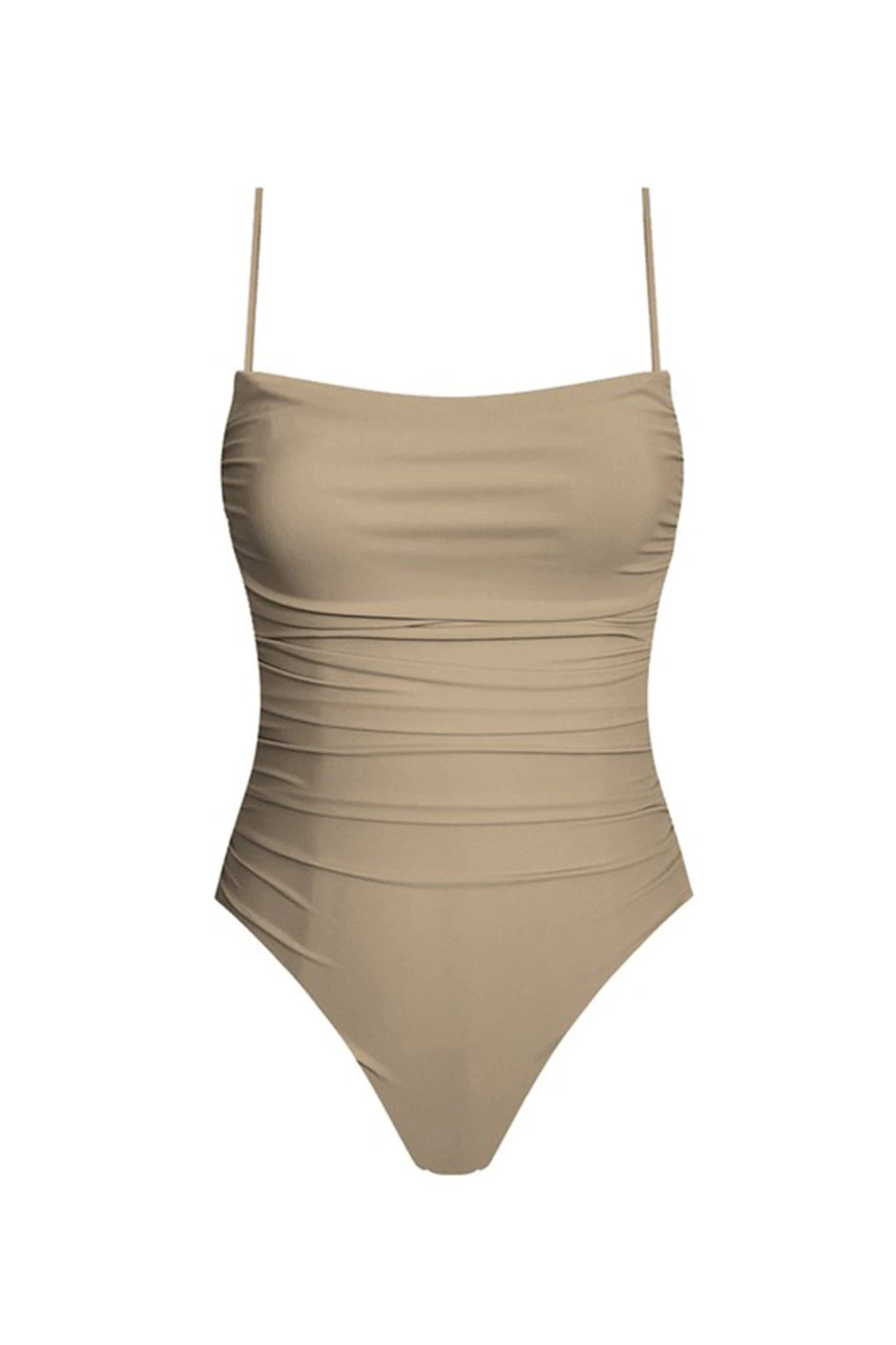 Isla Ruched One Piece Swimsuit Suntanned 5 Isla Ruched One Piece Swimsuit Suntanned - Image 5
