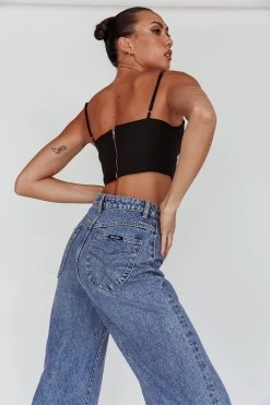 Rolla's Sailor Jean Janet Recycled Mid Vintage Blue -Fashion women's clothing SLRL001 20MID 20BLUE 7