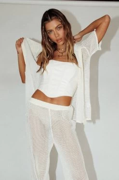 SNDYS Hyams Buttoned Knit Top Sand -Fashion women's clothing SLSD04 TSAND featured