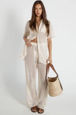 SNDYS Hyams Buttoned Knit Top Sand -Fashion women's clothing SLSD04 T 20SAND 5