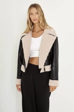 SNDYS Billie Aviator Jacket Black -Fashion women's clothing SLSFJ098 20BLACK 8