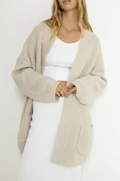 SNDYS Essie Cardigan Mushroom 11 SNDYS Essie Cardigan Mushroom -Fashion women's clothing SLSFK460 20MUSHROOM 4