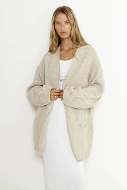 SNDYS Essie Cardigan Mushroom 12 SNDYS Essie Cardigan Mushroom -Fashion women's clothing SLSFK460 20MUSHROOM 5