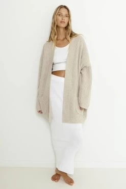 SNDYS Essie Cardigan Mushroom 13 SNDYS Essie Cardigan Mushroom -Fashion women's clothing SLSFK460 20MUSHROOM 6