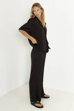 SNDYS Hallie Pant Black -Fashion women's clothing SLSFP103 20BLACK 7