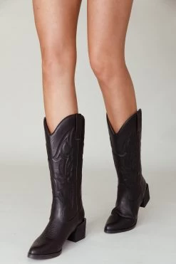 Therapy Ranger Boot Grape -Fashion women's clothing SLTH009BLACK 7